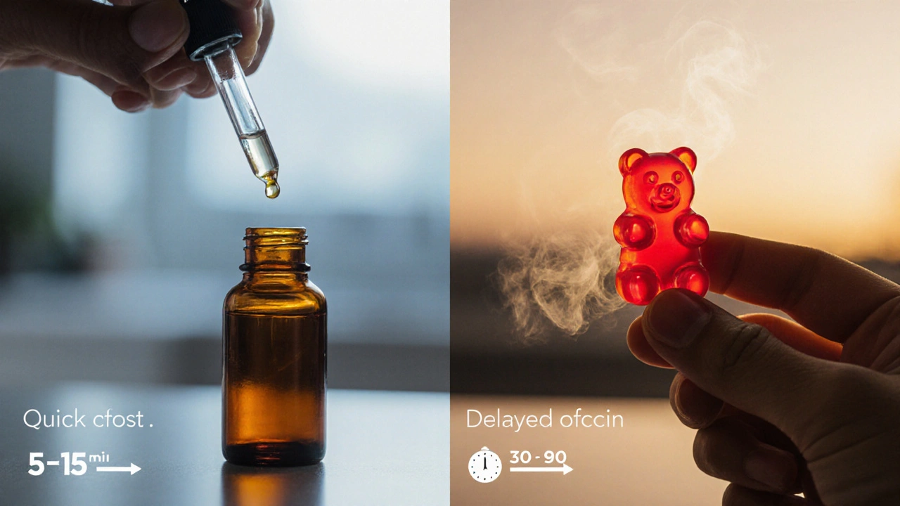 Cannabis‑Tinktur vs. Edibles: Wirken sie gleich?