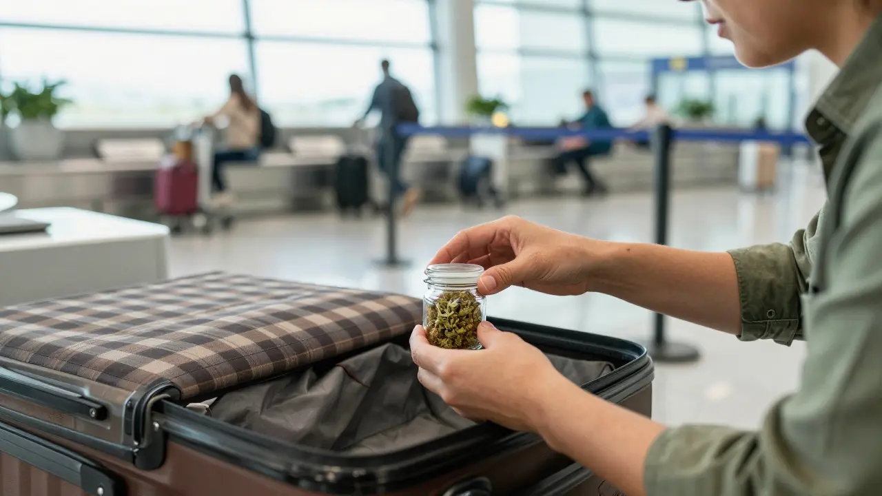 Ist es illegal, CBD-Blüten mit dem Flugzeug zu transportieren?