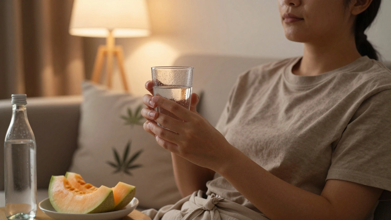 Kann man Wasser trinken, wenn man high ist?