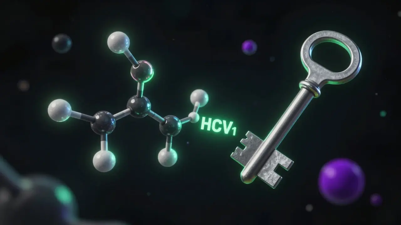 Molekulare Darstellung von THCV, das CB1-Rezeptor blockiert, im Vergleich zu THC, das ihn aktiviert.