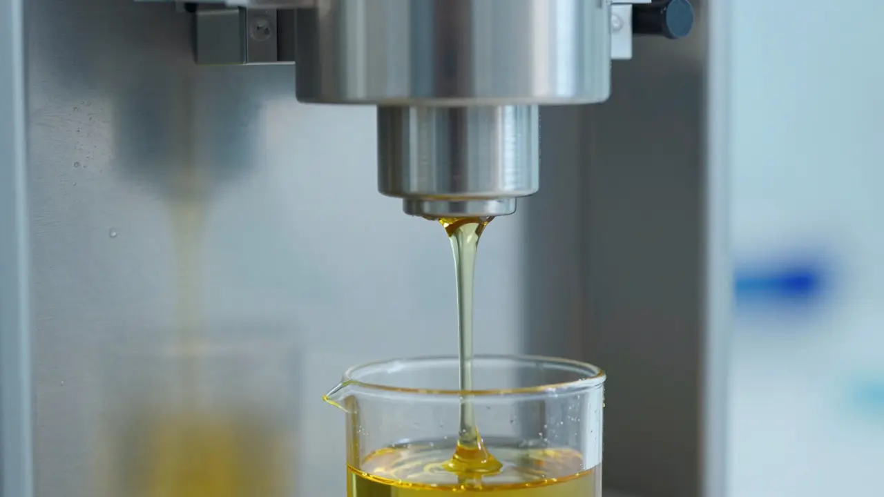 Kalthandpresse extrahiert goldene Hanföl-Liquid