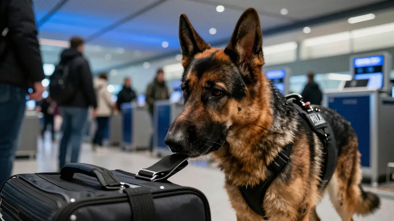 Können Drogenspürhunde Carts (CBD) riechen? Die Wahrheit über THC-Geruch und Grenzüberschreitung