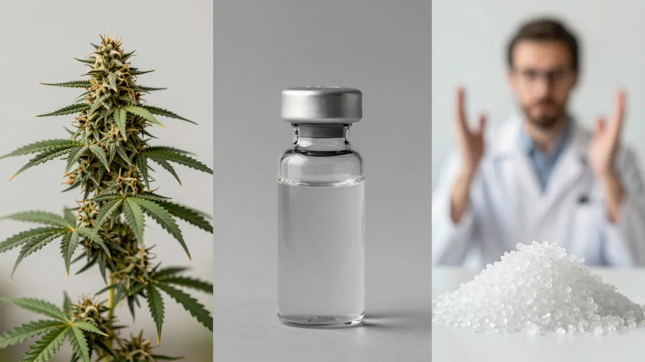 Vergleich von Vollspektrum-, Broad-Spectrum- und Isolat-CBD-Produkten