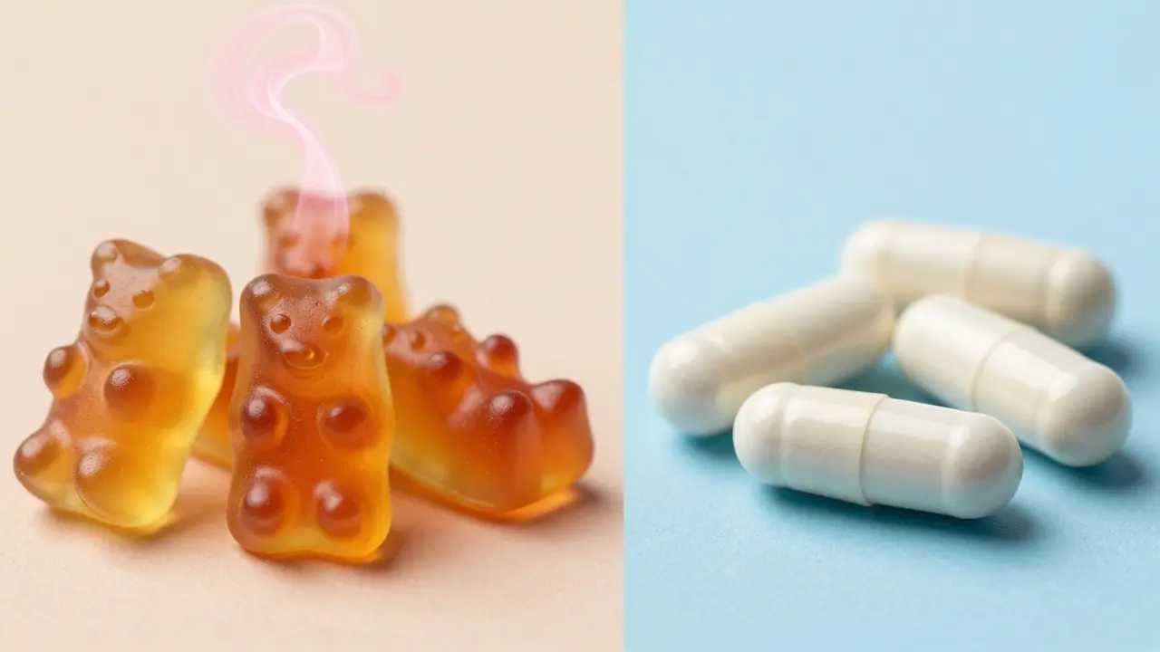 CBD Gummis oder Kapseln: Was ist wirklich effektiver? (Vergleich 2026)